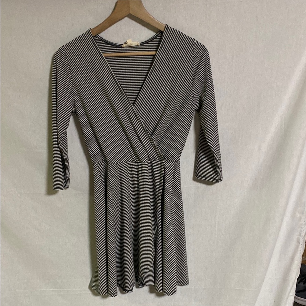 Rolla Coster Black and White Fit and Flare Mini Dress EUC